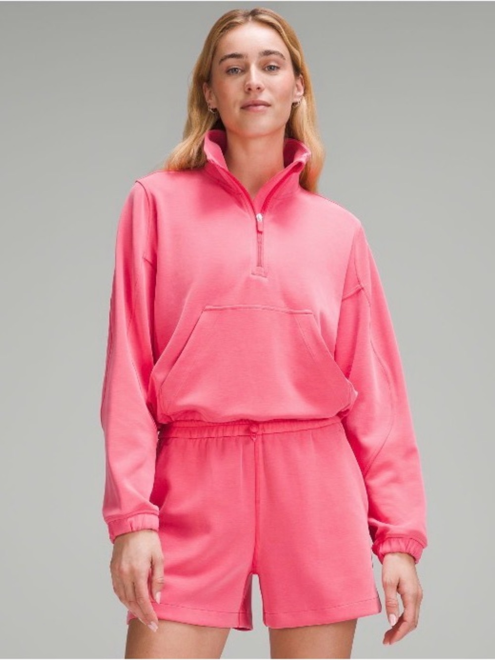 Brushed Softstreme Half Zip - Cropped